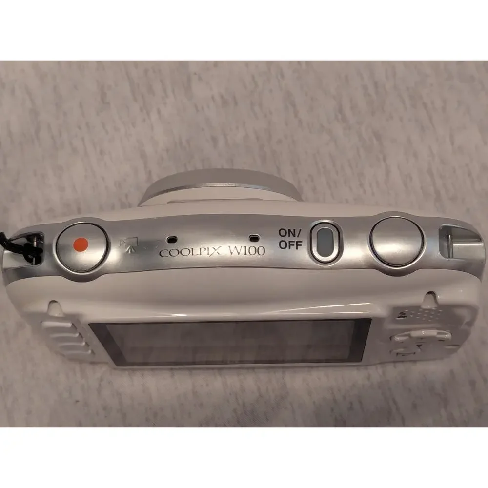 Nikon Coolpix W100 Digital Camera Working Great (No charging Cable)